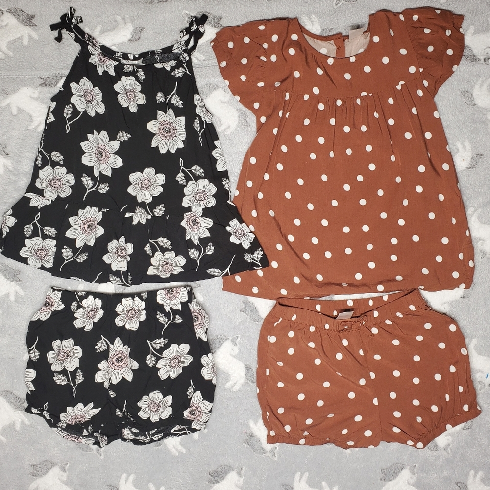 Carters 4T Girls set. Excellent Condition